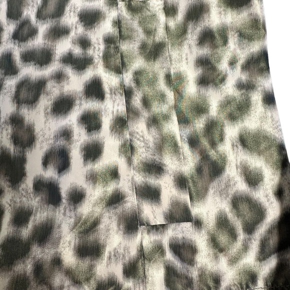 Lafayette 148 Reversible Jacket Womens Sz‎ 8 Brown Animal Print Windbreaker Coat - Picture 6 of 11